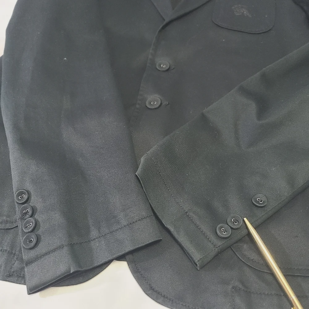 Diesel Vintage Black Blazer‎ Two Button Jacket Size Large